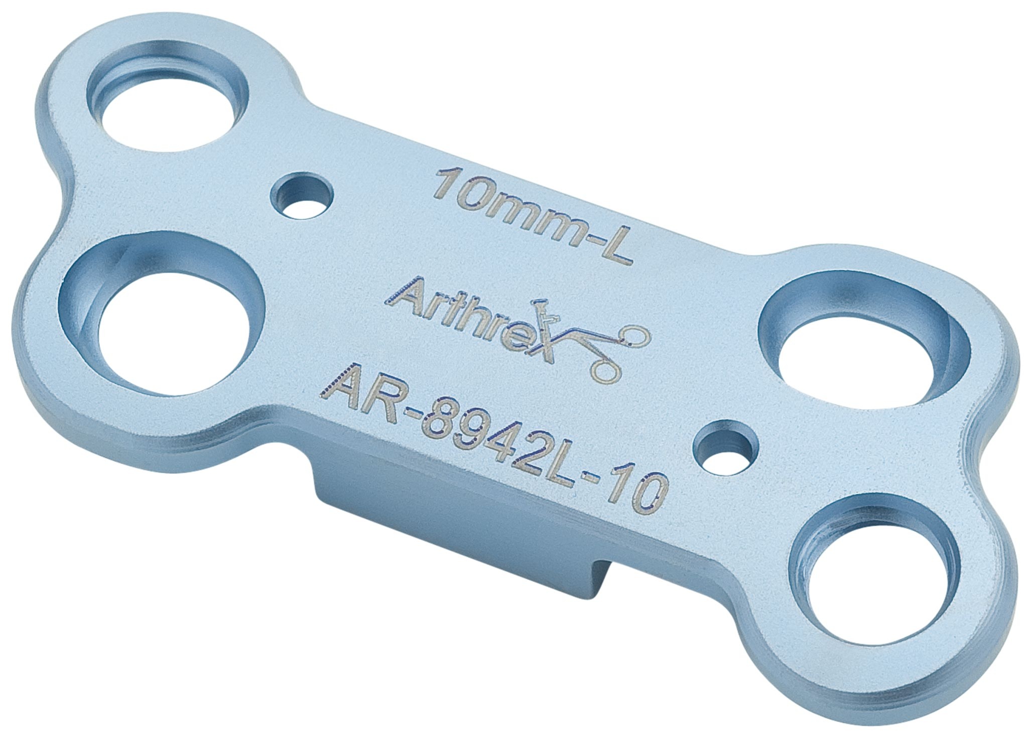 Arthrex - Low Profile H-Plate, Titanium, 36 x 16 mm, 10 mm Wedge 