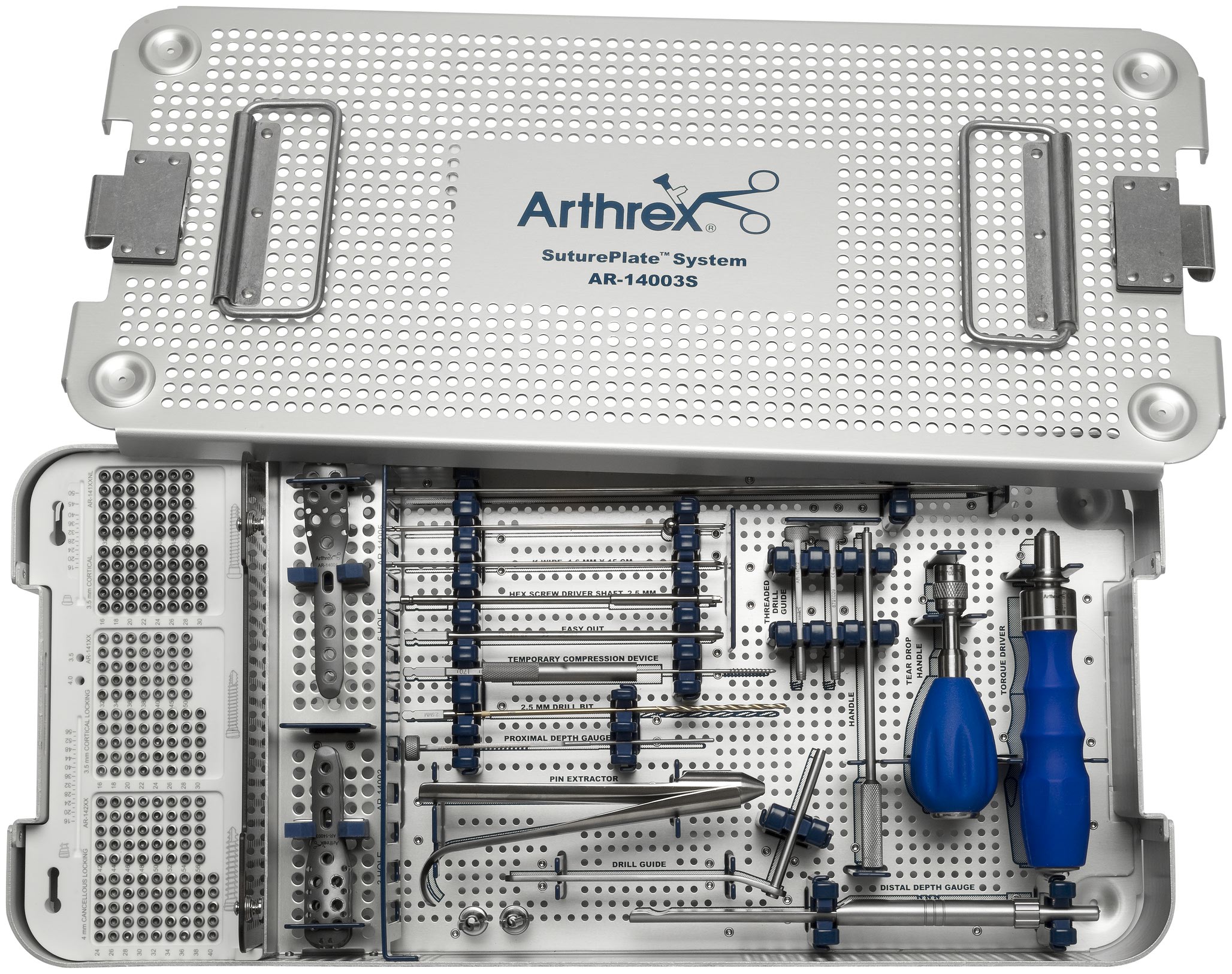 SuturePlate Instrument Set - AR-14003S - Arthrex