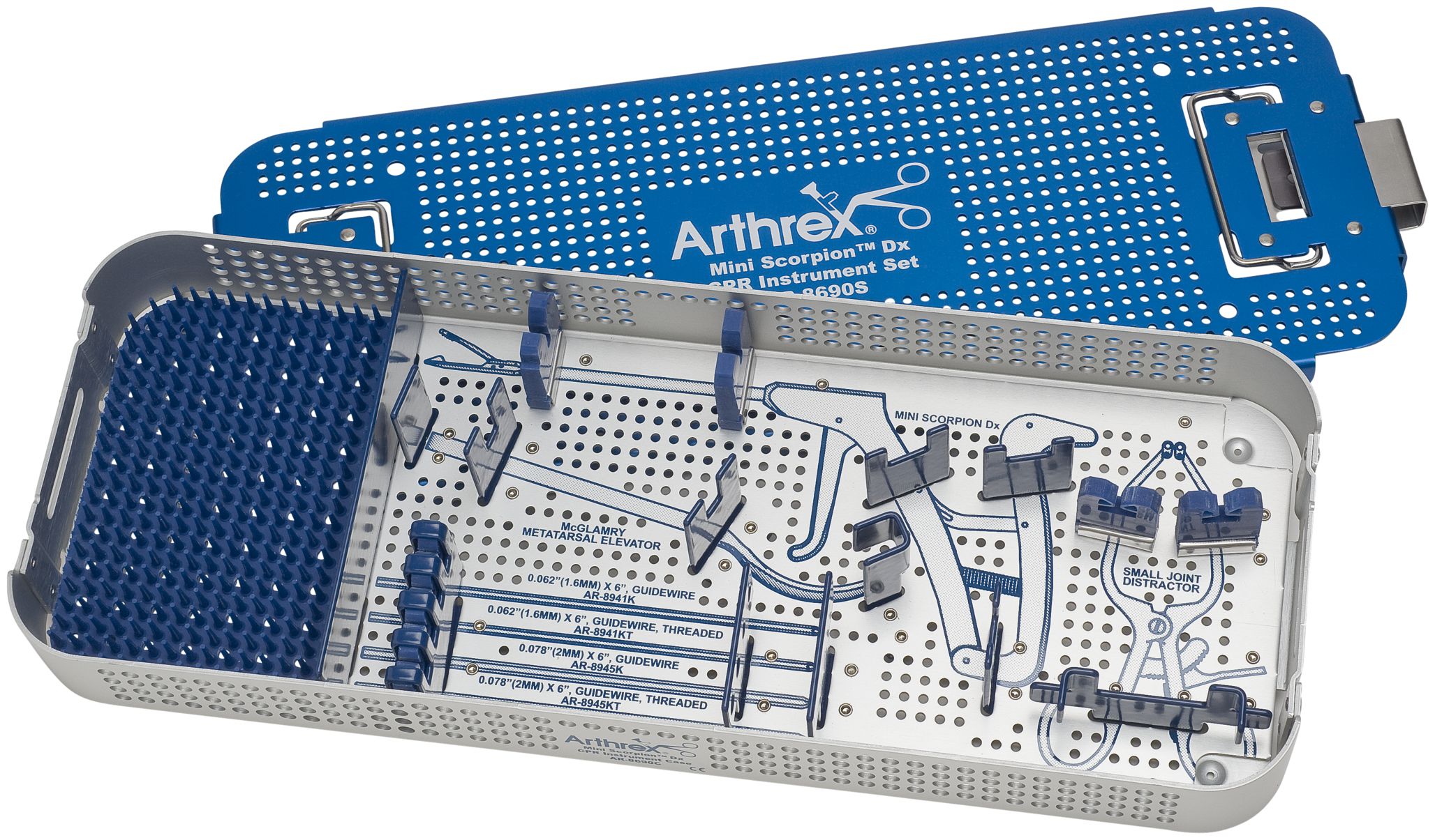 Arthrex - Mini Scorpion DX CPR Instrument Case - AR-8690C