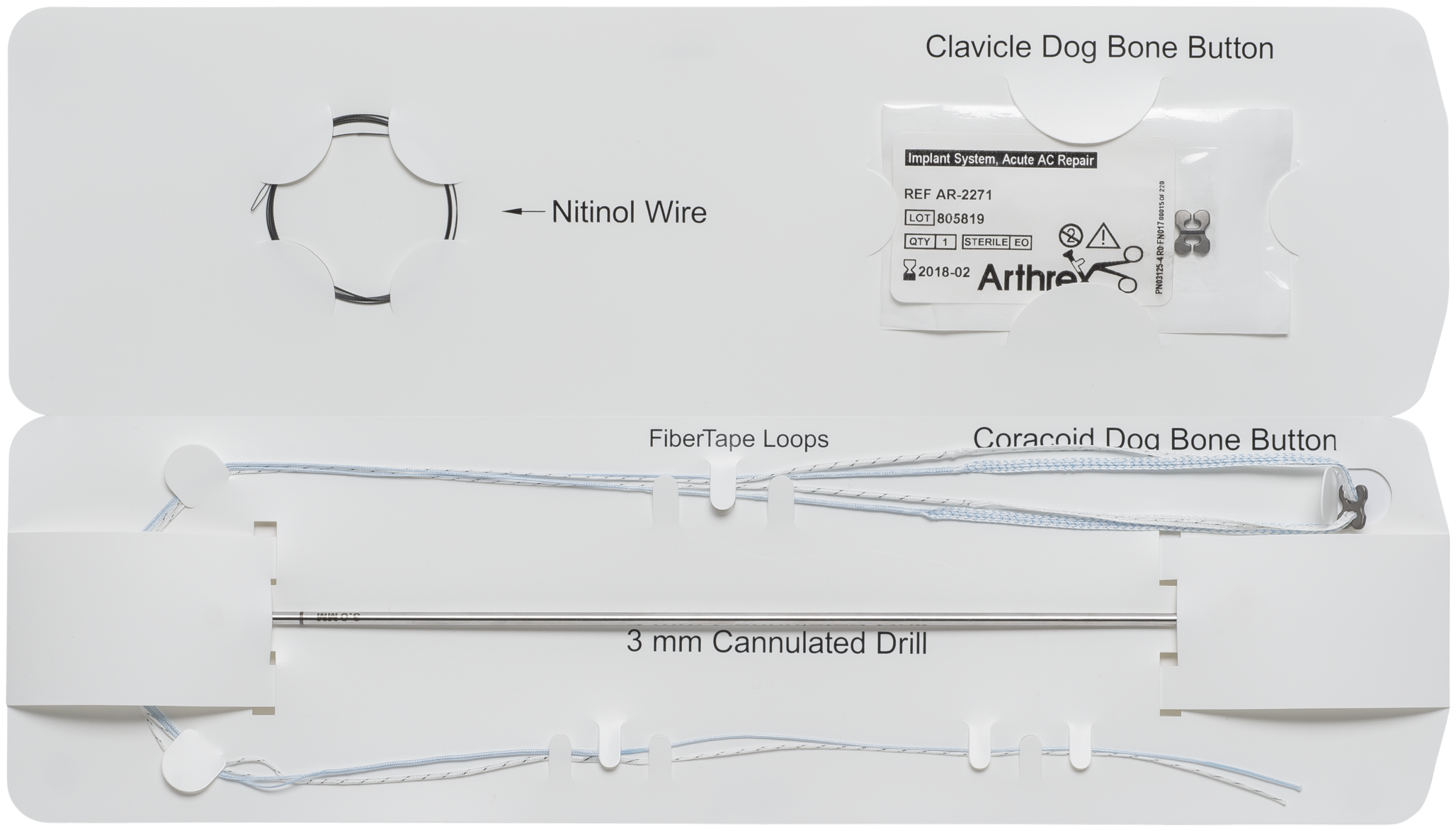 Arthrex - Acute AC Repair Implant System Includes Dog Bone Arthrex - Acute AC Repair Implant System Includes Dog Bone