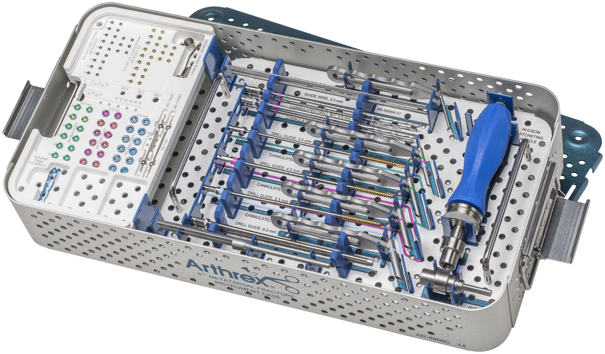5th Metatarsal Fracture Instrument Case - AR-8956C - Arthrex