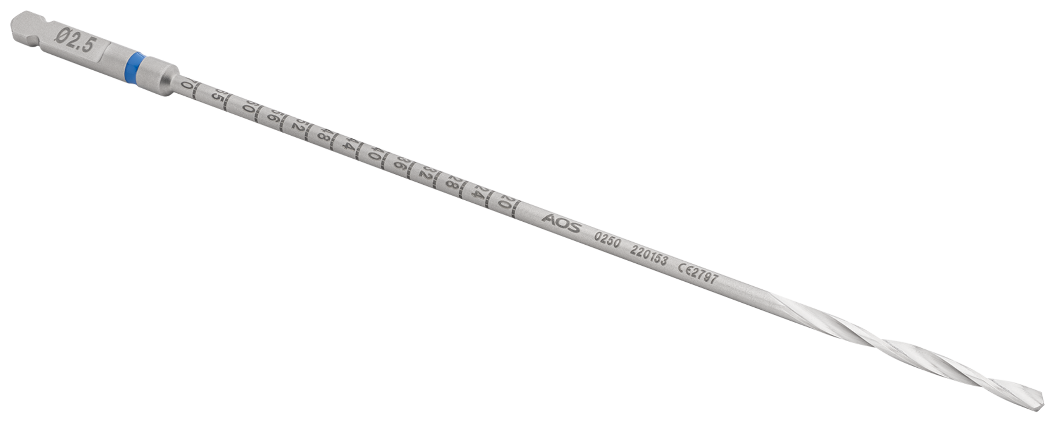 Arthrex - Calibrated Drill, Long, 2.5 mm x 130 mm - 0250-000