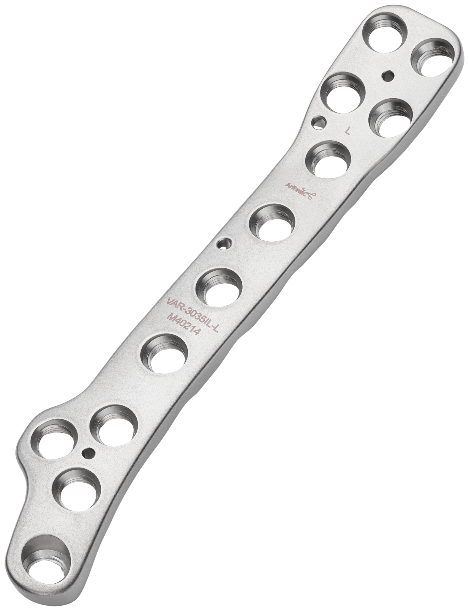 Arthrex - Ilial Fracture Plate Long, SS, 3.5 mm, Lft - VAR Arthrex - Ilial Fracture Plate Long, SS, 3.5 mm, Lft - VAR