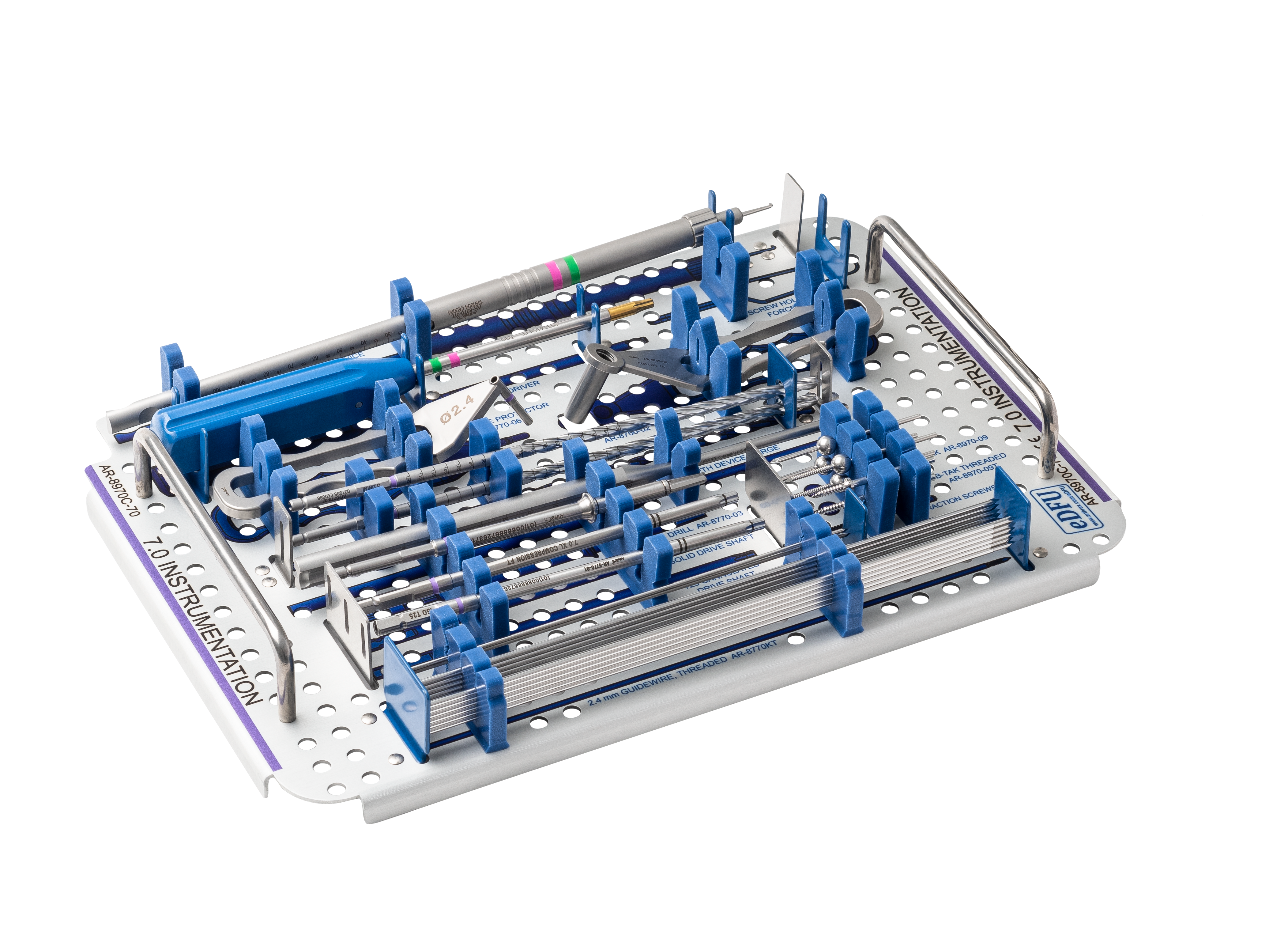 Arthrex - Ankle Fusion Plating System, 7.0 mm Set - AR-8970S-70 Arthrex - Ankle Fusion Plating System, 7.0 mm Set - AR-8970S-70