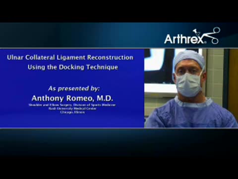 Arthrex Ulnar Collateral Ligament Reconstruction Using The Docking