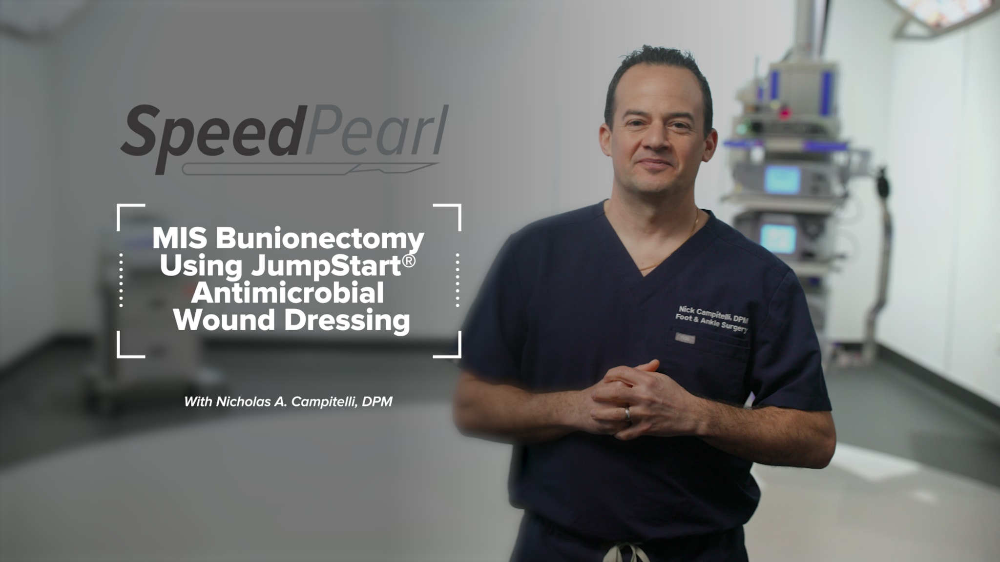 Minimally Invasive Bunion Using JumpStart® Antimicrobial Wound Dressing