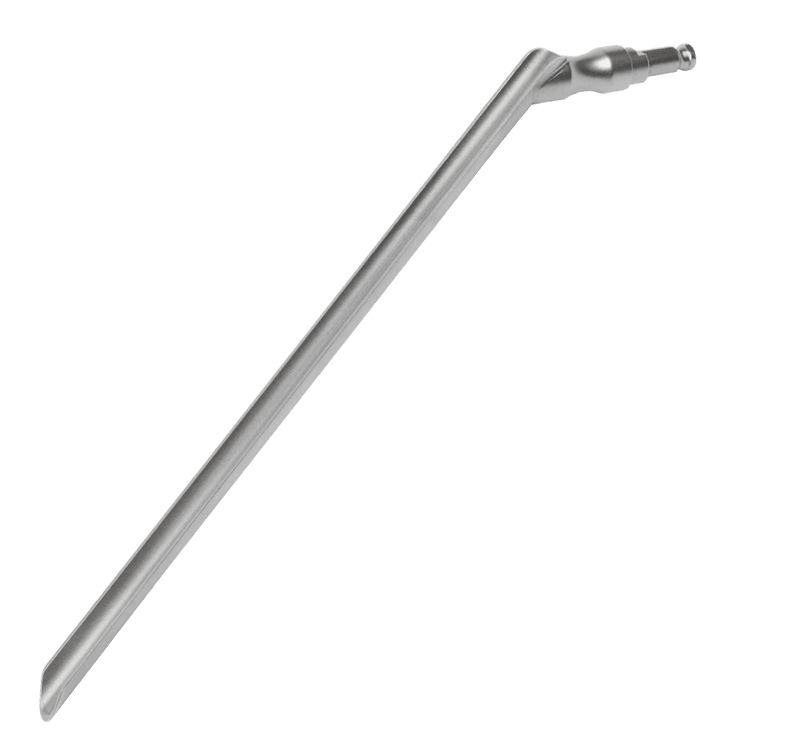 Blunt Open Cannula With Detachable Handle