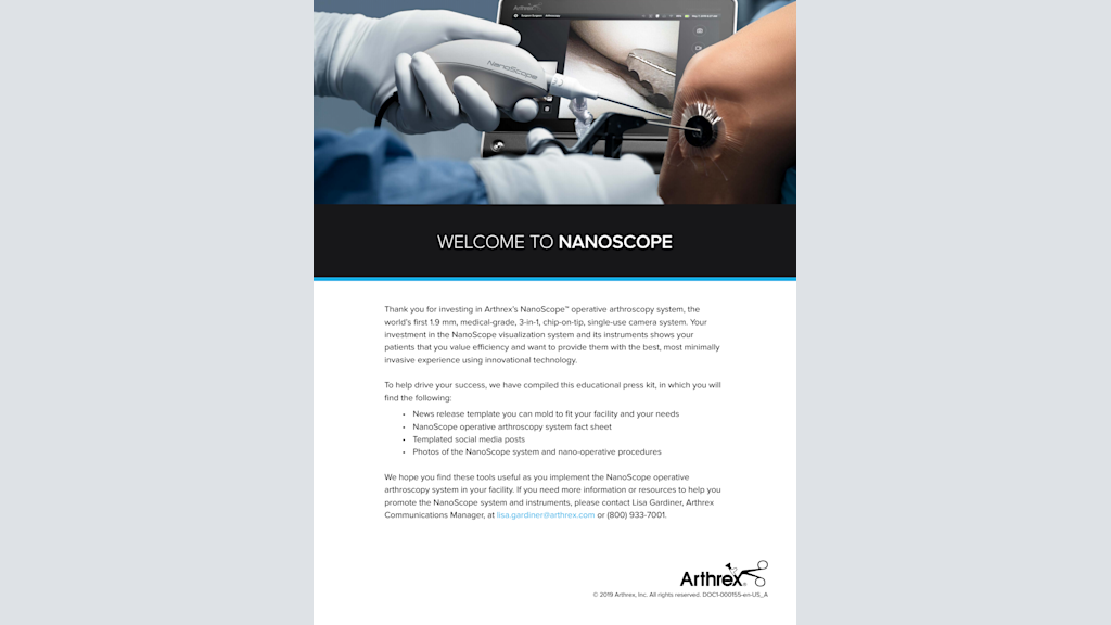 NanoScope™ Press Kit