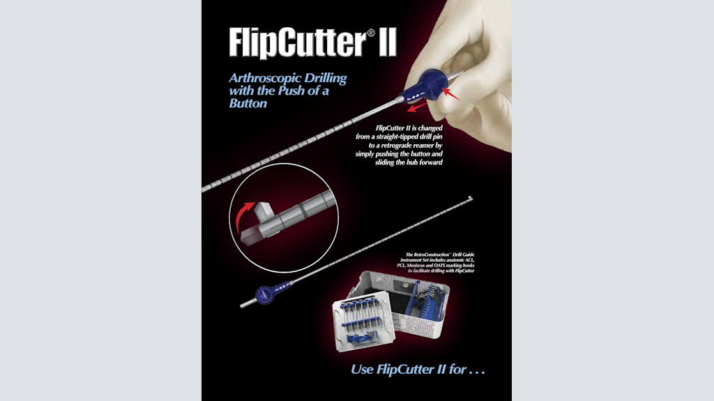 FlipCutter® II - Arthroscopic Drilling with the Push of a Button