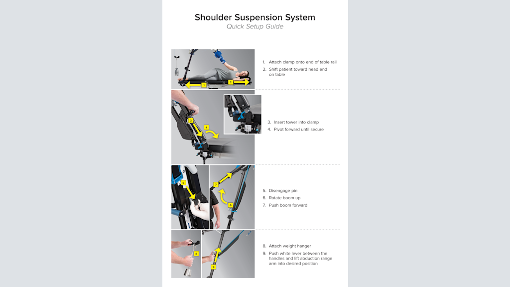 Shoulder Suspension System Quick Setup Guide