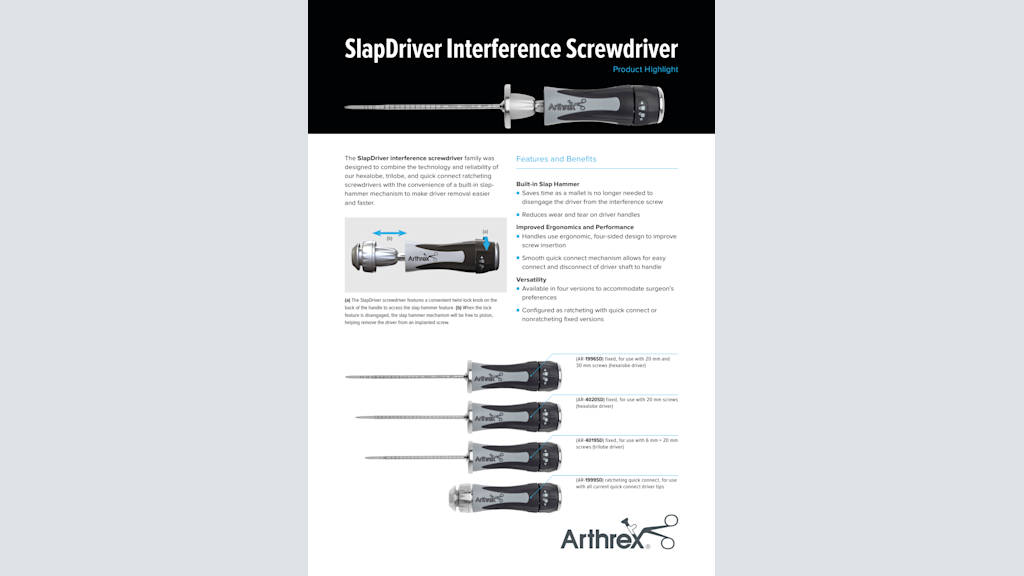 SlapDriver Interference Screwdriver