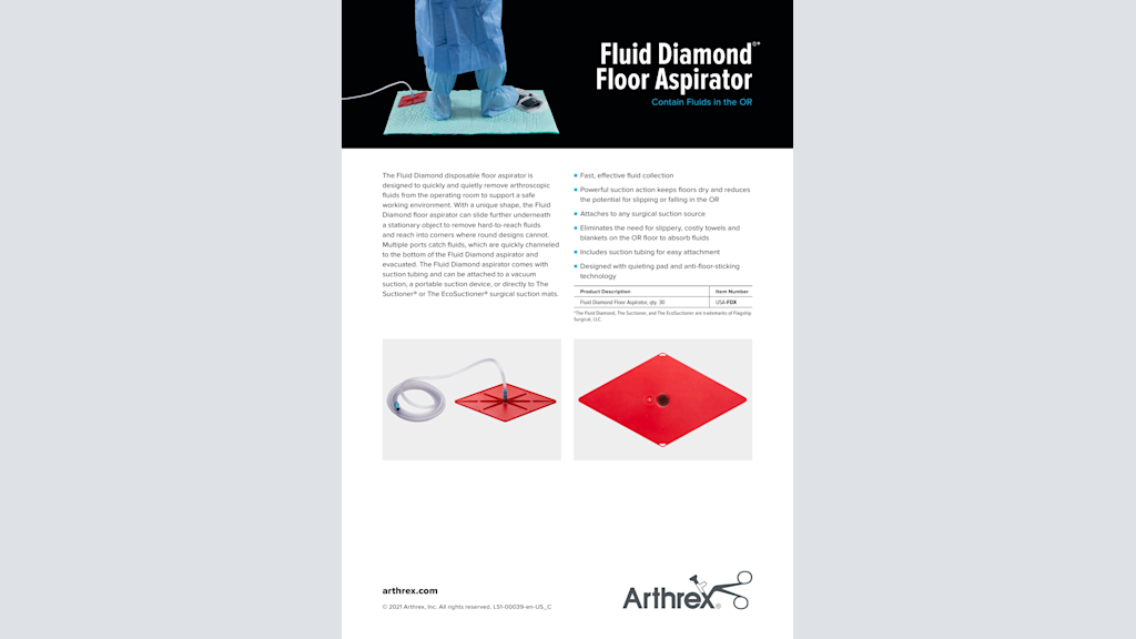 Fluid Diamond Floor Aspirator