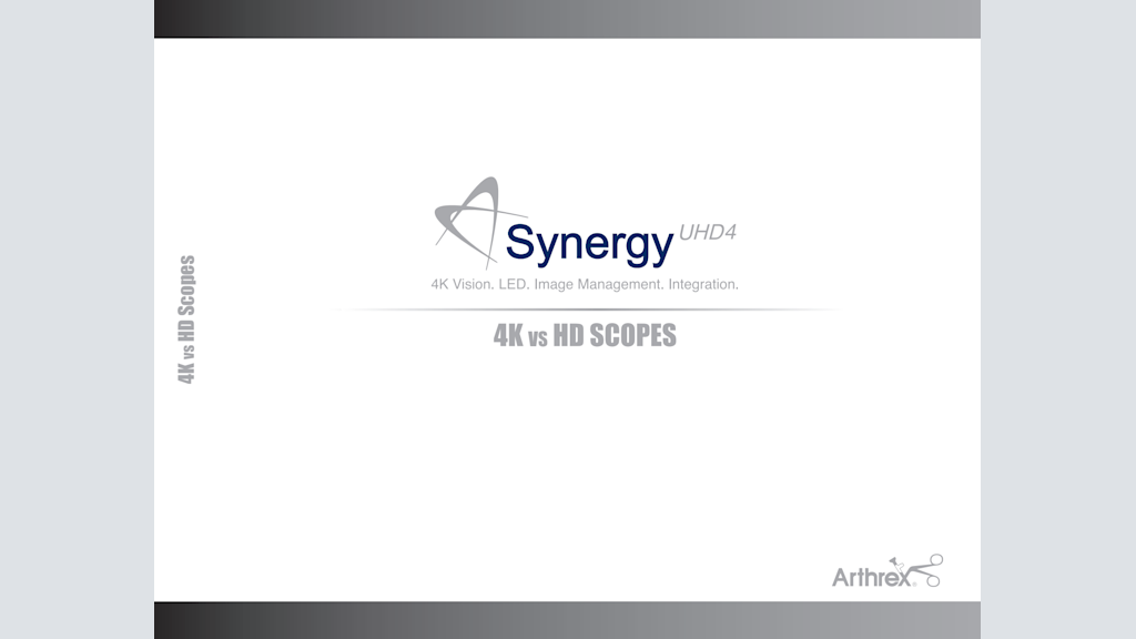 SynergyUHD4™ 4K vs HD Arthroscopes