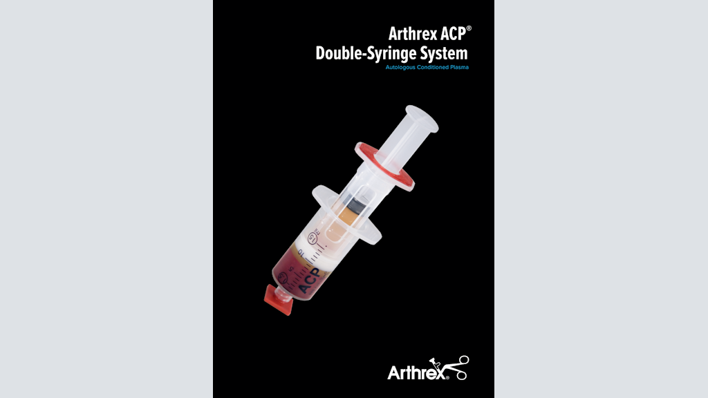 Arthrex ACP® Double-Syringe System - Autologous Conditioned Plasma