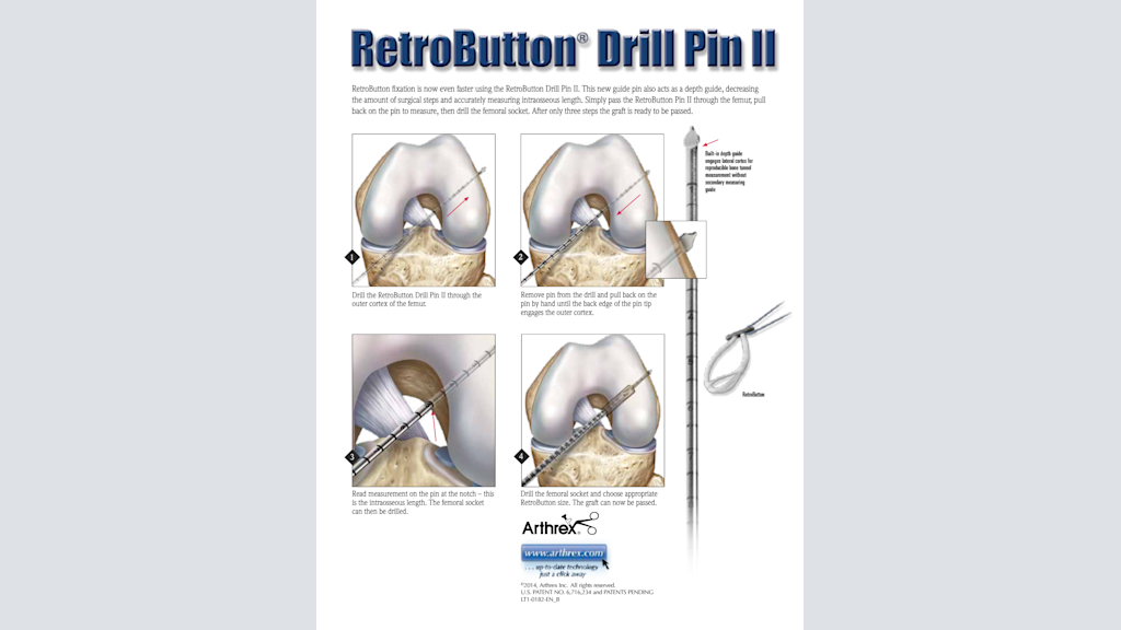 RetroButton® Drill Pin II
