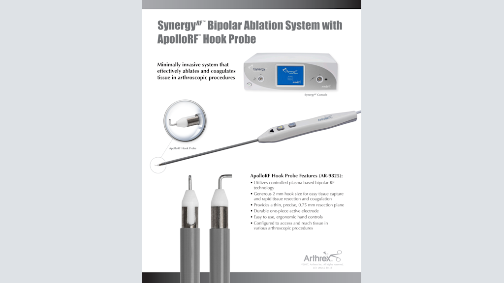 SynergyRF™ Bipolar Ablation System with ApolloRF™ Hook Probe
