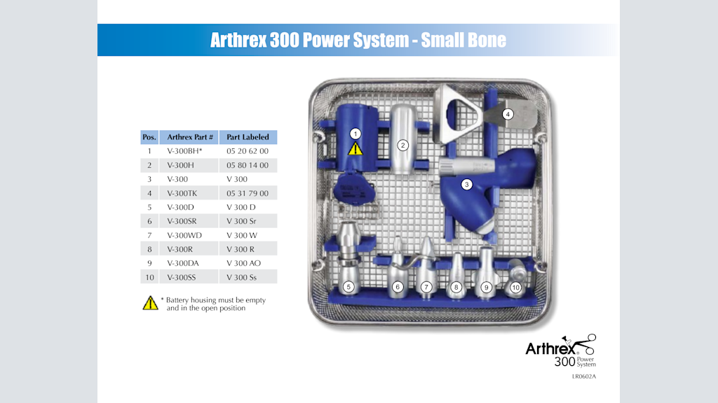 Arthrex 300 Power System - Small Bone