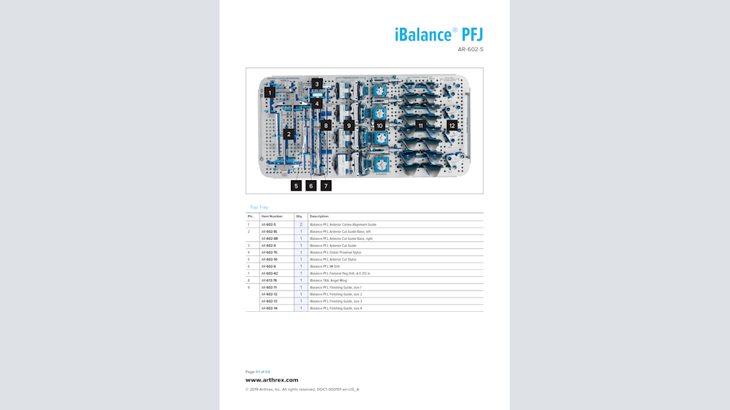 iBalance® PFJ (AR-602-S)