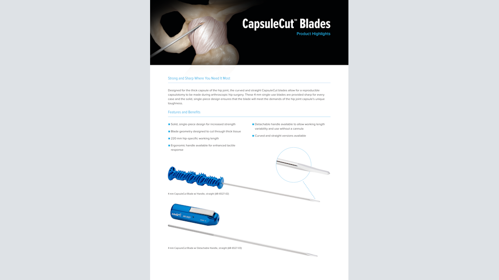 CapsuleCut™ Blades