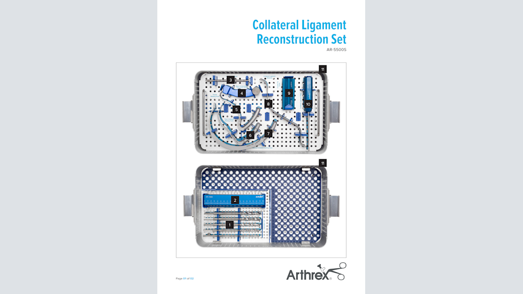 Collateral Ligament Reconstruction Set (AR-5500S)