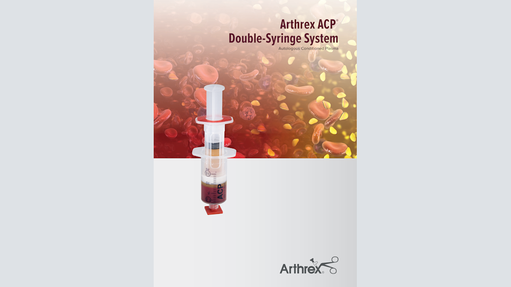 Arthrex ACP® Double-Syringe System Autologous Conditioned Plasma