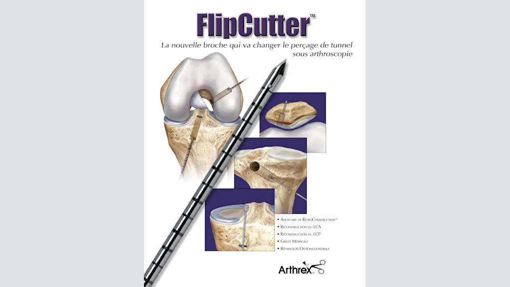 FlipCutter® - La nouvelle broche qui va changer le perçage de tunnel sous arthroscopie
