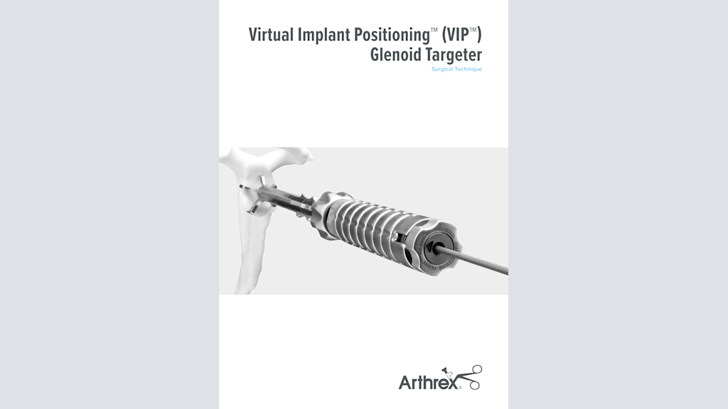 Virtual Implant Positioning™ (VIP™) Glenoid Targeter