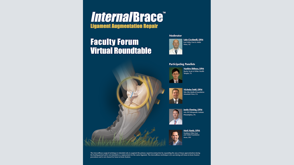InternalBrace™ Ligament Augmentation Repair - Faculty Forum Virtual Roundtable