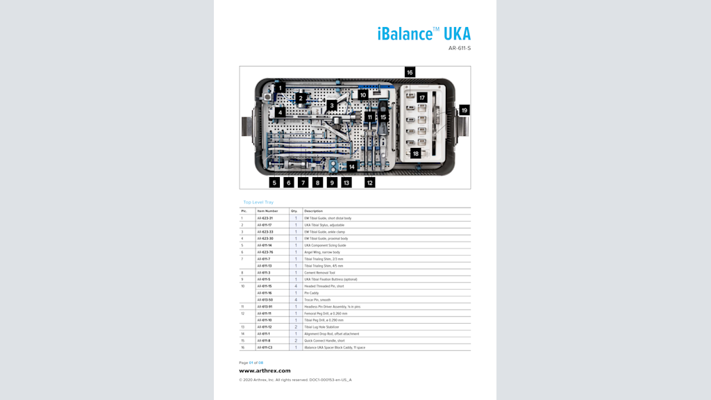 iBalance™ UKA (AR-611-S)