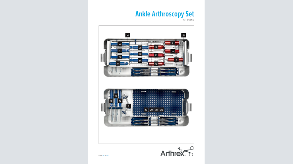 Ankle Arthroscopy Set (AR-8655S)