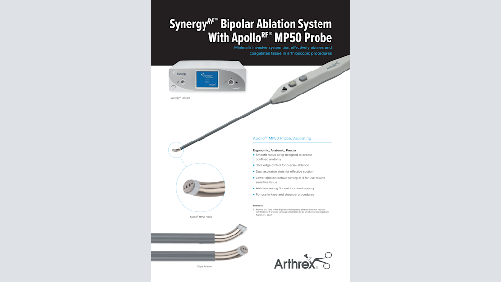 SynergyRF™  Bipolar Ablation System with ApolloRF® MP50 Probe