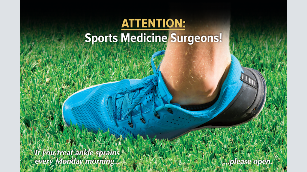 Attention: Sports Medicine Surgeons!