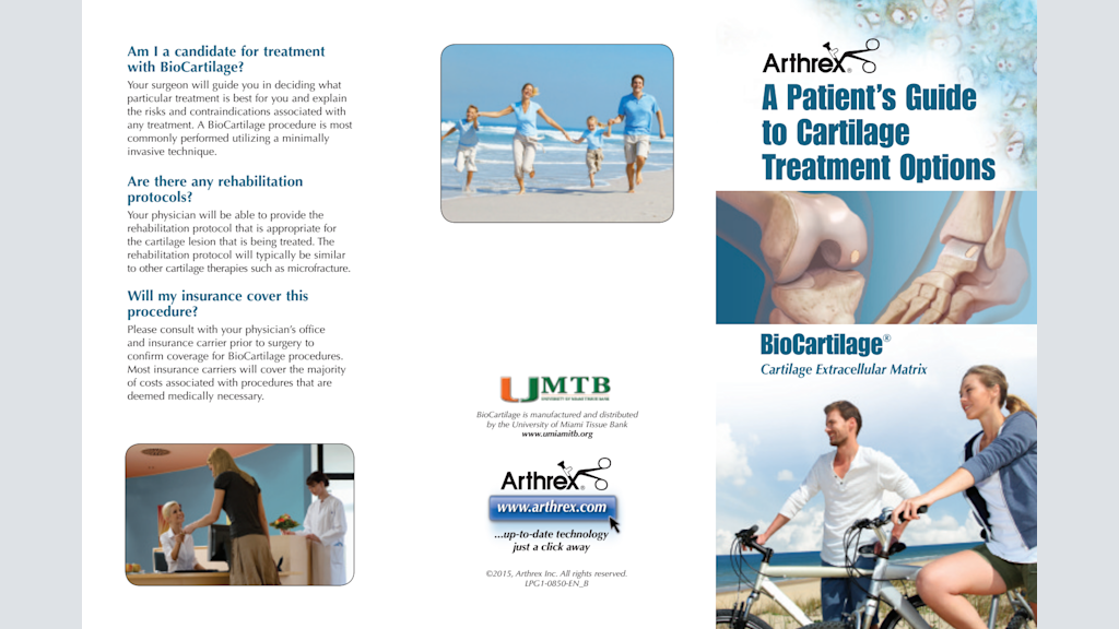 A Patient's Guide to Cartilage Treatment Options - BioCartilage® Cartilage Extracellular Matrix