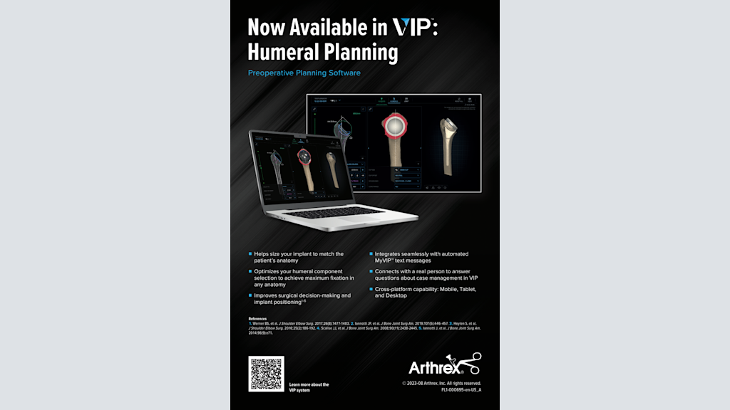 Now Available in VIP™: Humeral Planning