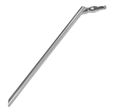 Open Cannula, Tapered, Detachable Handle