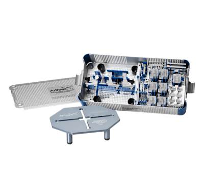 Distal tibia allograft workstation para perda óssea da cavidade glenoidal