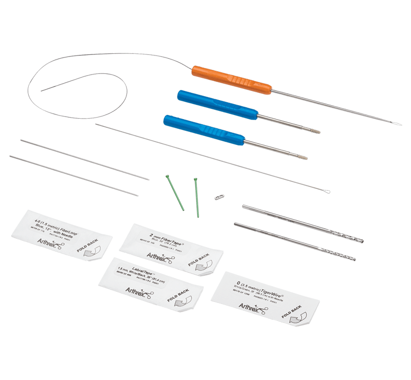 Sistema de implante <em>Internal</em>Brace™ para reparo com aumento do ligamento no antepé