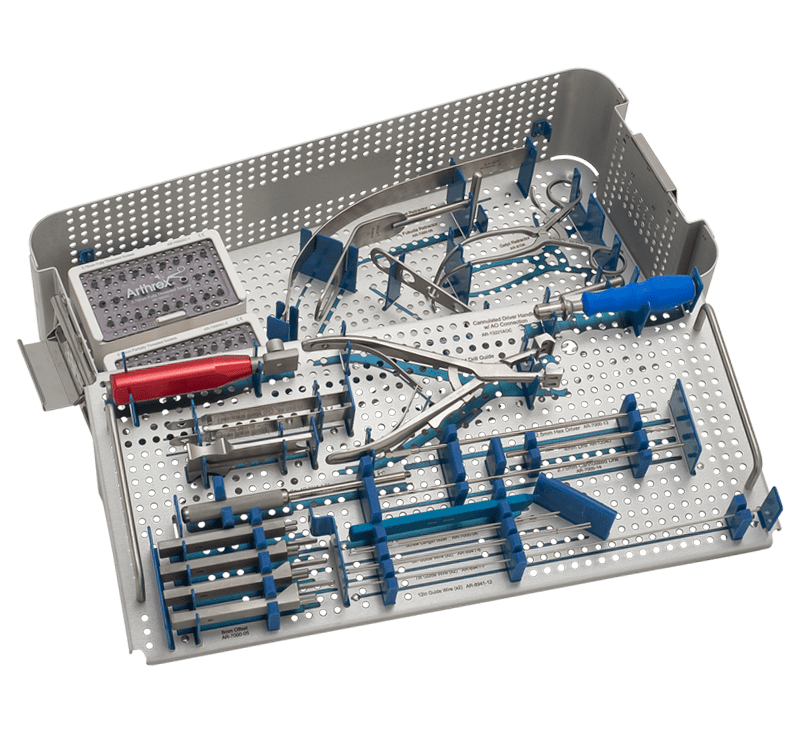 Conjunto de instrumentação para perda óssea na cavidade glenoidal