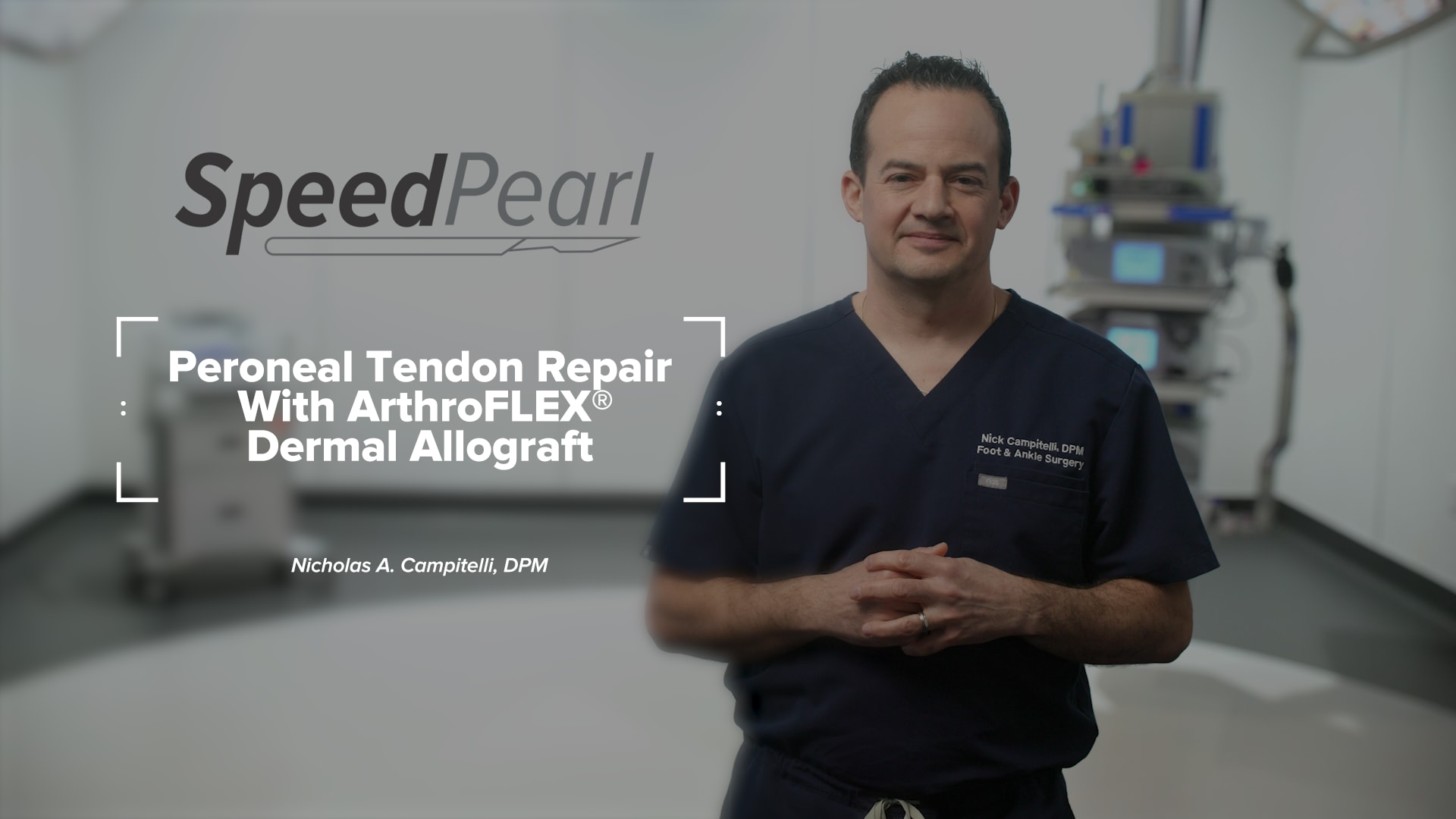 Peroneal Tendon Repair Using ArthroFLEX® Dermal Allograft