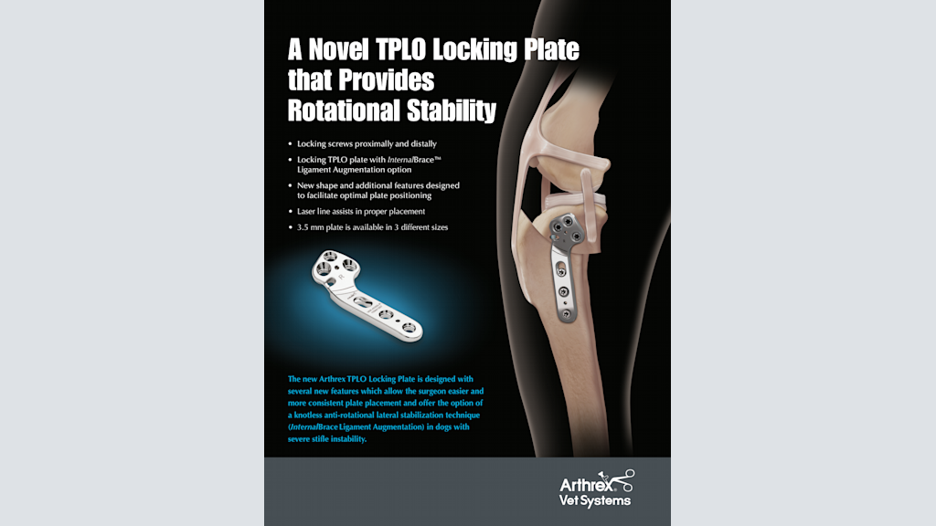 A Novel TPLO Locking Plate that Provides Rotational Stability