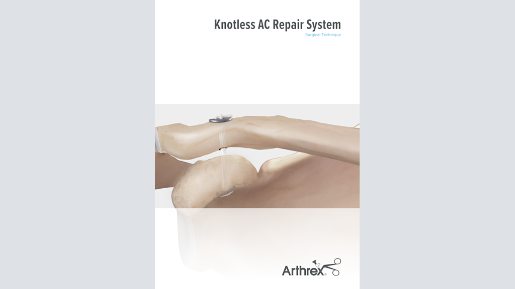 Knotless AC Repair System