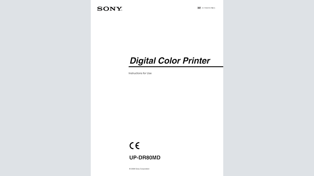 Digital Color Printer - UP-DR80MD