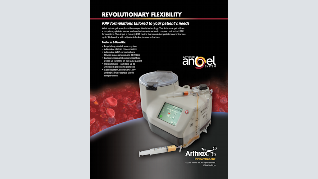 Arthrex Angel™ System - Revolutionary Flexibility