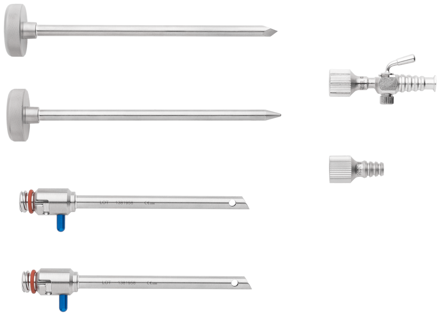 Arthrex - Cannula Set, 5.0 mm, Fenestrated - AR-3425-5.0S