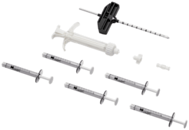 IntraOsseous BioPlasty (IOBP), Kerndekompressions- und Applikationskit- Knie, geschlossene Spitze