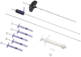 IntraOsseous BioPlasty (IOBP), Kerndekompressions- und Applikationskit- Hüfte, offene Spitze