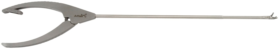 WishBone Medium Punch, 220 mm, Ø 3.4 mm, Schaft gerade, Maul 45° rechtsgebogen