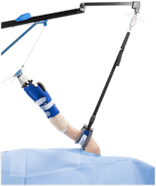 Shoulder Suspension System (S3) (Includes: Tower, US Clark Rail Clamp, one Arm Sleeve Connector, one Lateral Traction Sleeve Connector, Weight Hanger and five weights)
