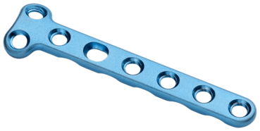 T-Plate, 2.0 mm, 6 Hole, Reinforced