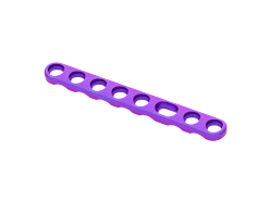 Straight Plate, 2.7 mm, 8 Hole, Reinforced